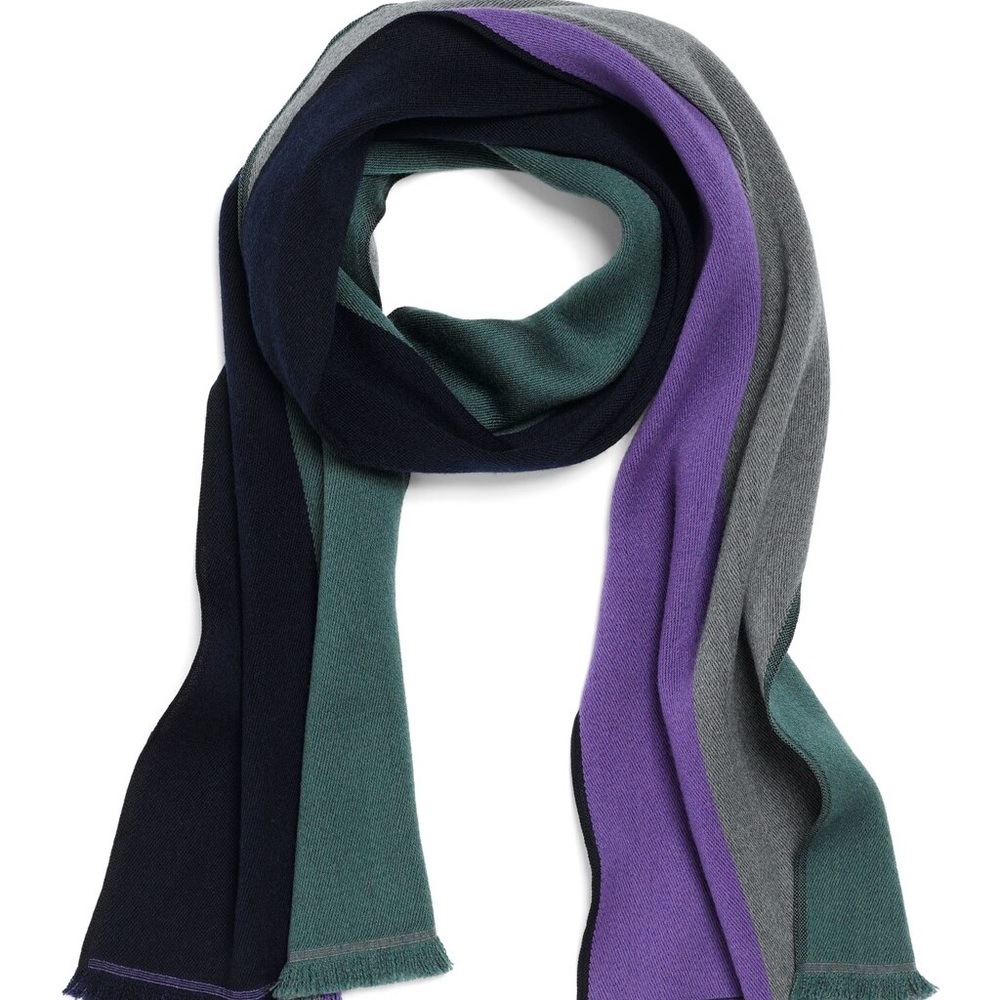 Brooks Brothers Color Block scarf